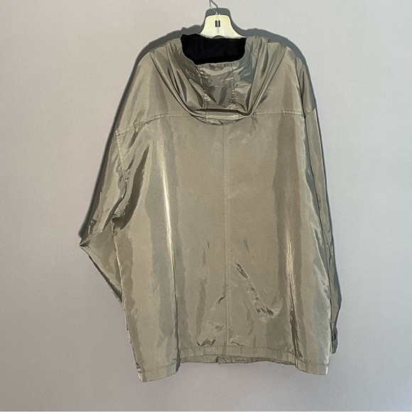 Calvin Klein Jeans Men’s XL Hooded, Full Zip, M. Anorak Gray Jacket - Picture 6 of 16